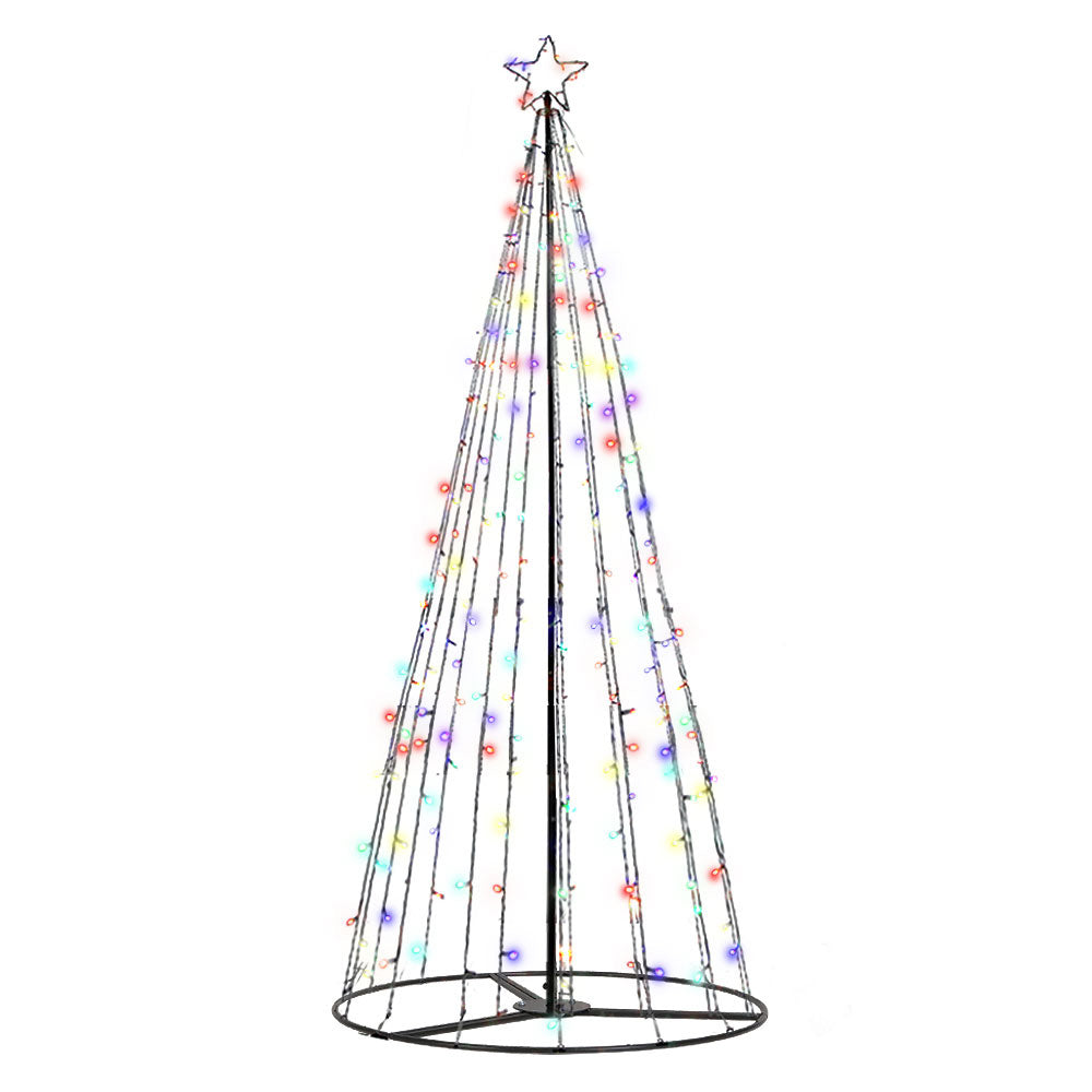 Jingle Jollys 3.6M Solar LED Christmas Tree 400 Lights