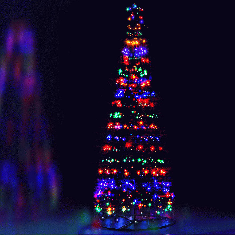 Jingle Jollys 3.6M Solar LED Christmas Tree 400 Lights