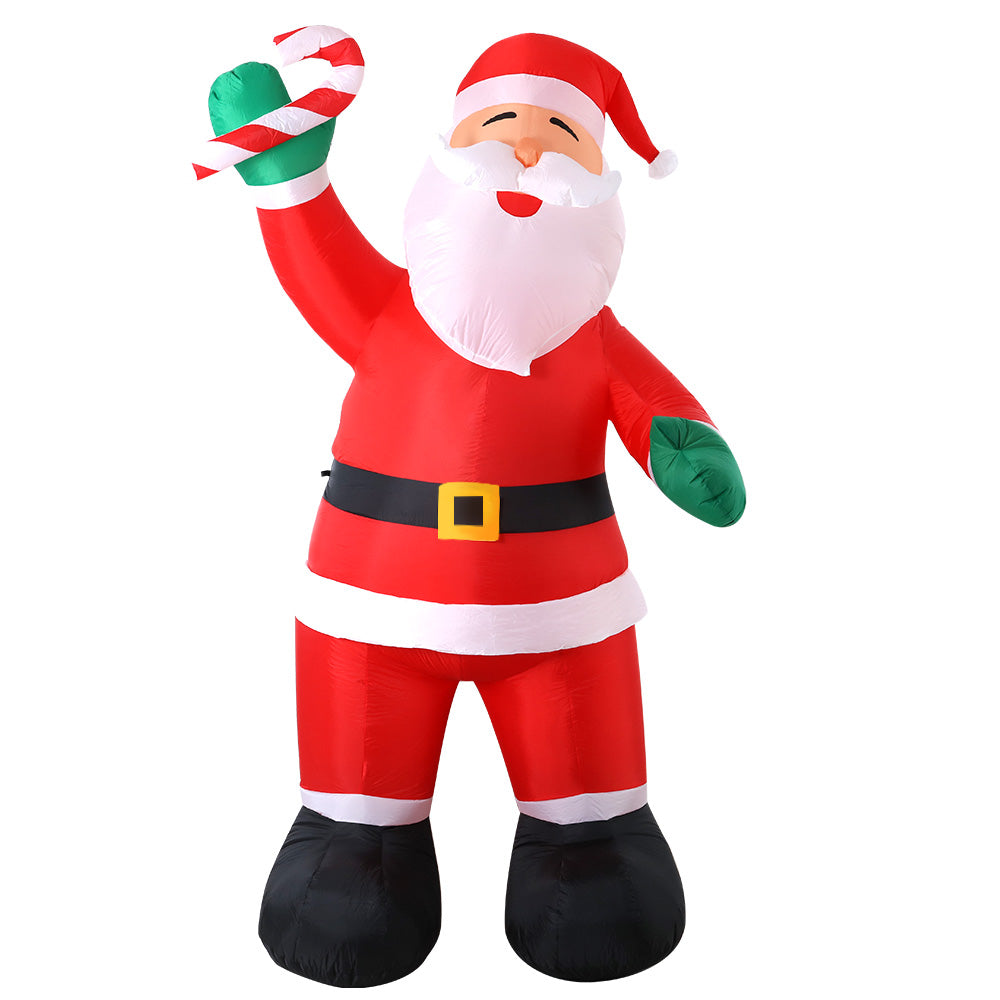 Jingle Jollys 3M Inflatable Santa Illuminated Christmas Decoration