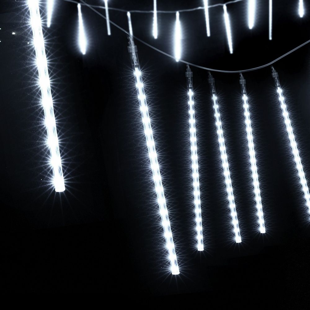 Jingle Jollys 7M Christmas Icicle Shower Lights 288 LED