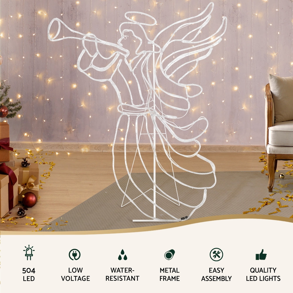 Jingle Jollys 1.44M Outdoor LED Christmas Rope Lights Multi-Coloured