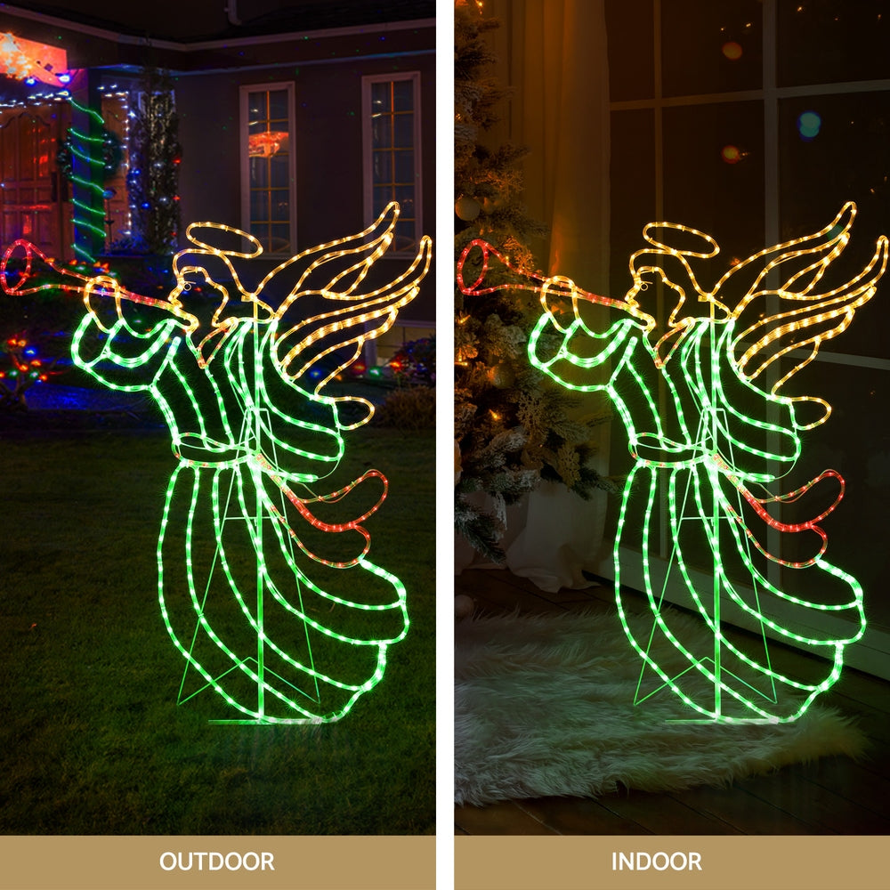 Jingle Jollys 1.44M Outdoor LED Christmas Rope Lights Multi-Coloured