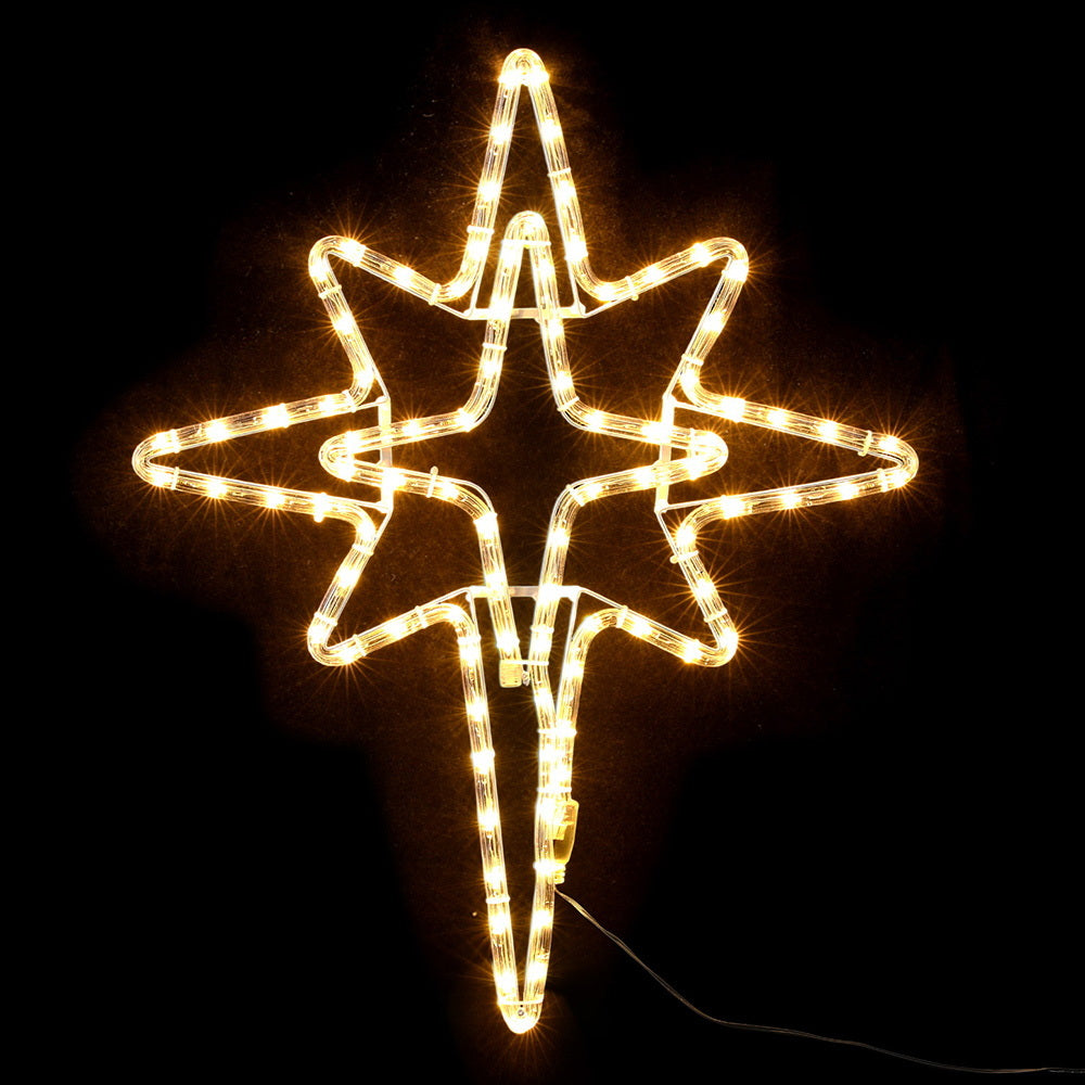 Jingle Jollys Bethlehem Star Christmas Light 57cm 90 LED