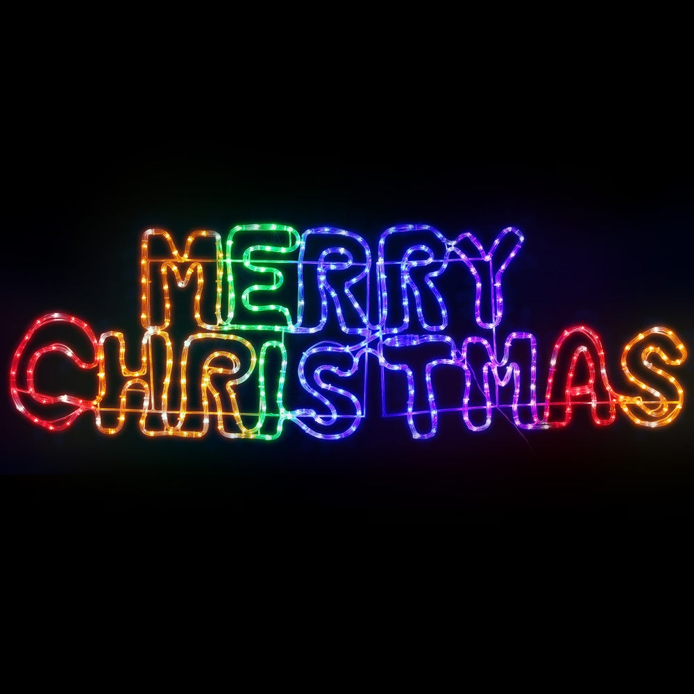 Jingle Jollys 1.6M Christmas Rope Lights 360 LED Outdoor Multi-Coloured