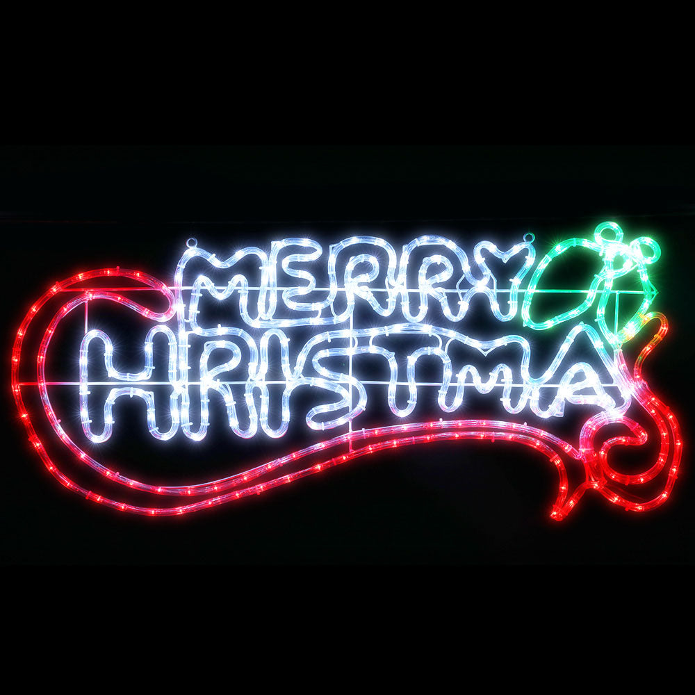 Jingle Jollys 0.96M Christmas Lights 288 LED Multi-Coloured Decorations