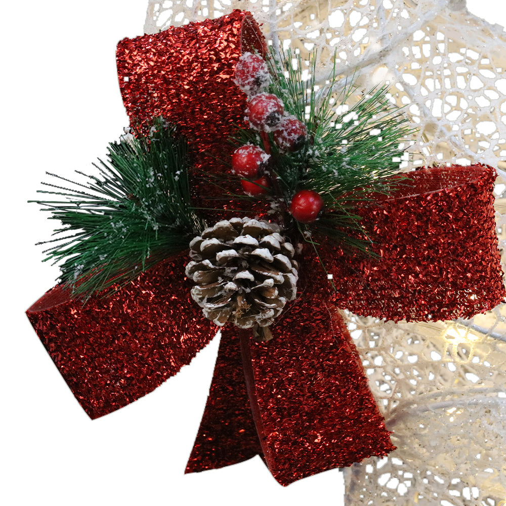 Jingle Jollys 215 LED Reindeer Sleigh Christmas Lights Outdoor Decorations