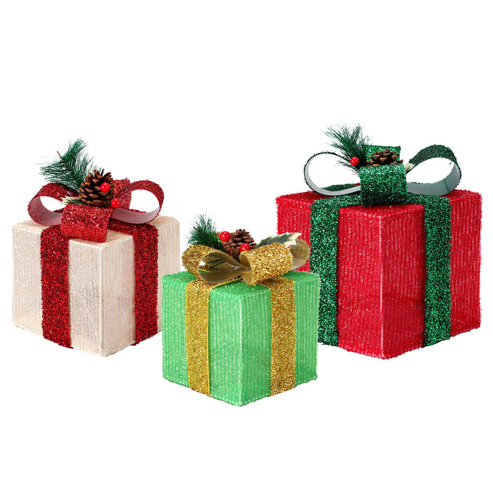Jingle Jollys 60 LED Fairy Light Gift Box Set Christmas Lighting