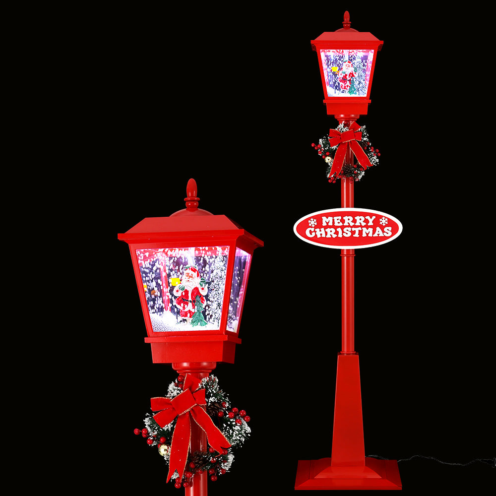 Jingle Jollys 1.8M LED Christmas Lamp Post Outdoor Decorations