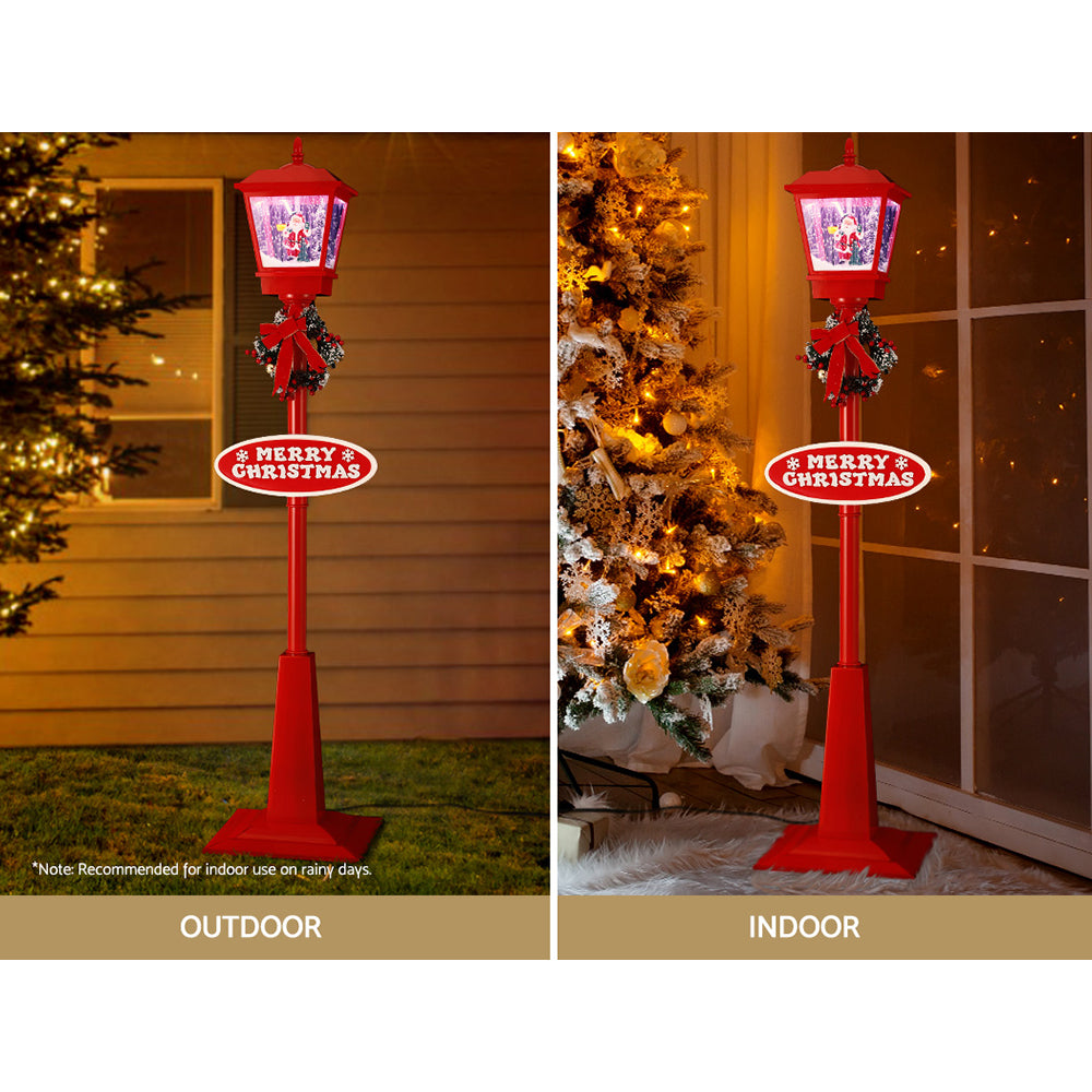 Jingle Jollys 1.8M LED Christmas Lamp Post Outdoor Decorations