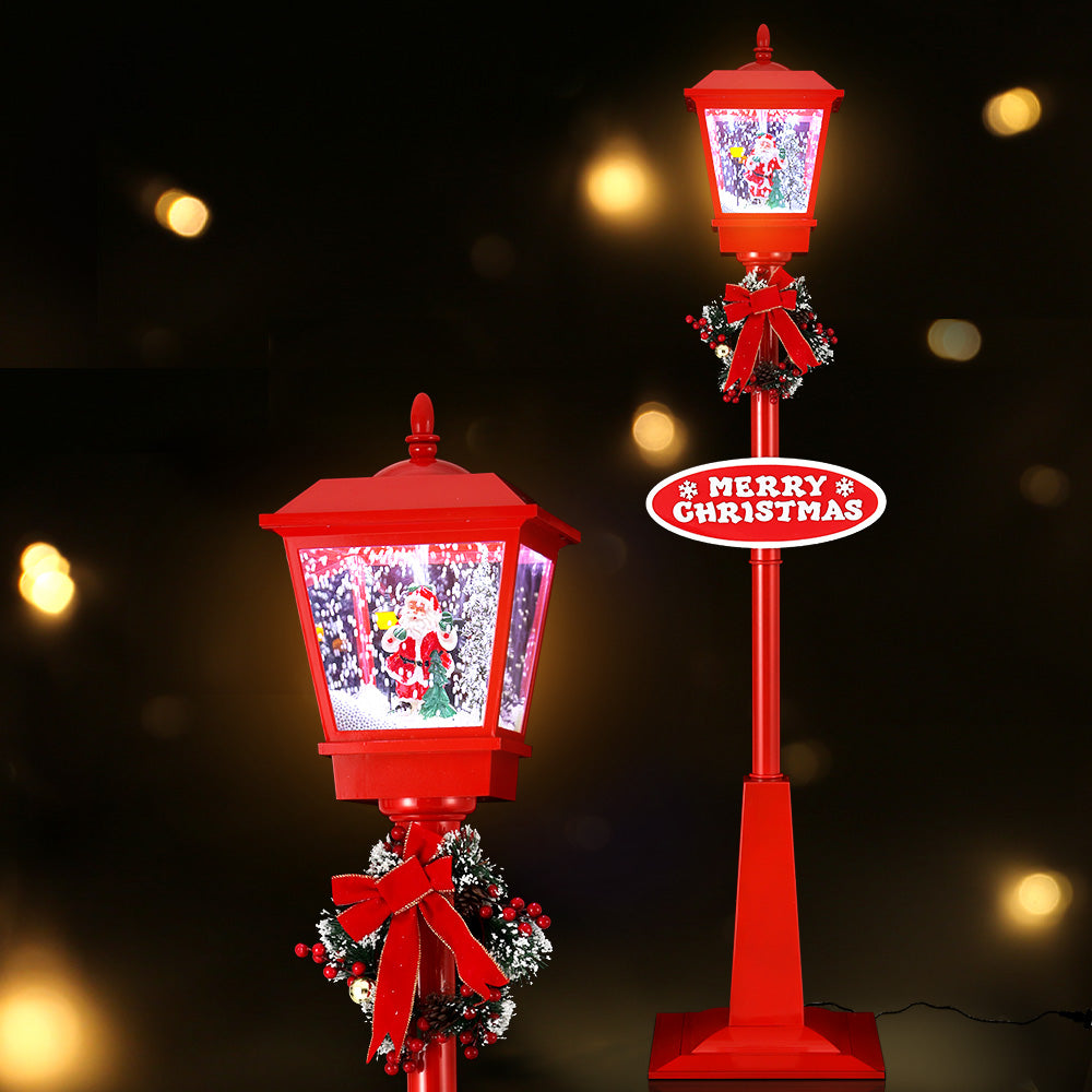 Jingle Jollys 1.8M LED Christmas Lamp Post Outdoor Decorations