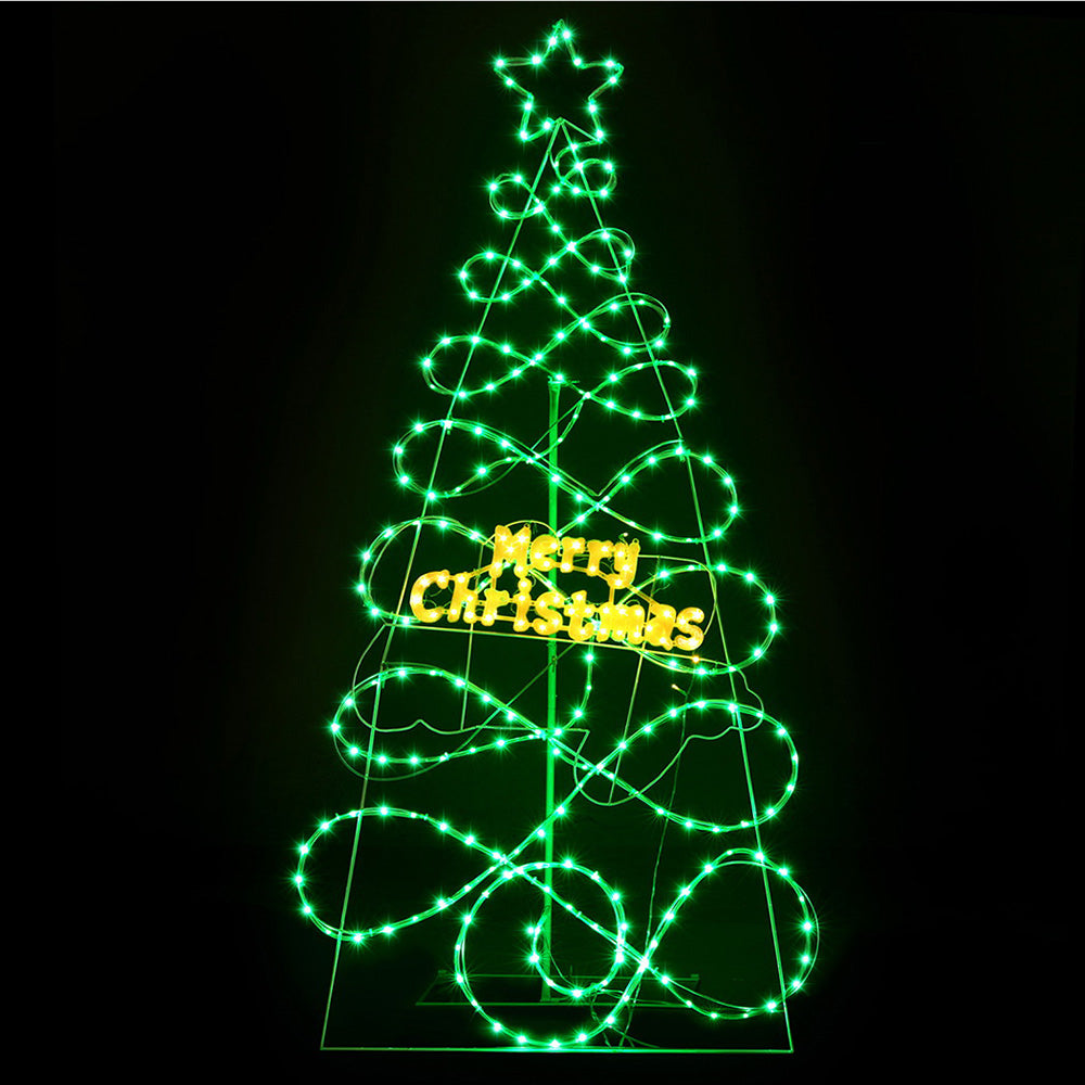 Jingle Jollys 1.7m Christmas Tree 230 RGB LED Lights