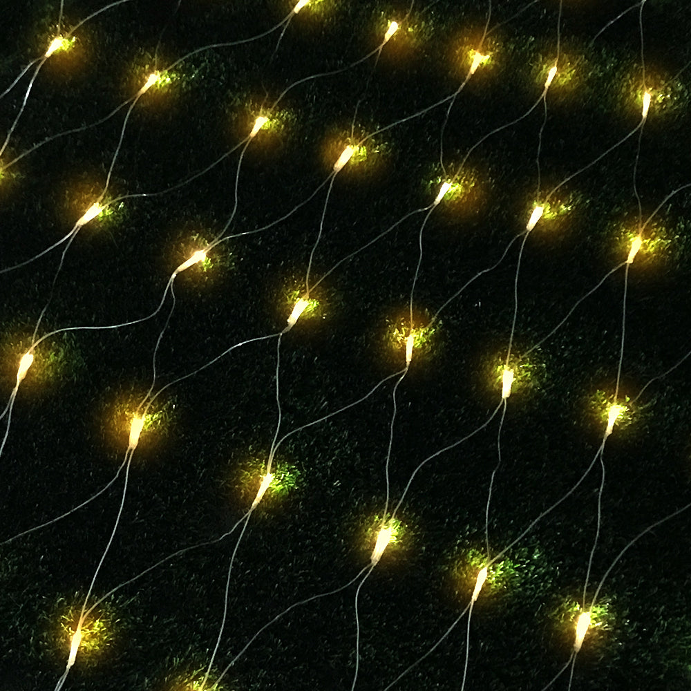 Jingle Jollys Net String Light 4m x 6m 1000 LED Warm White