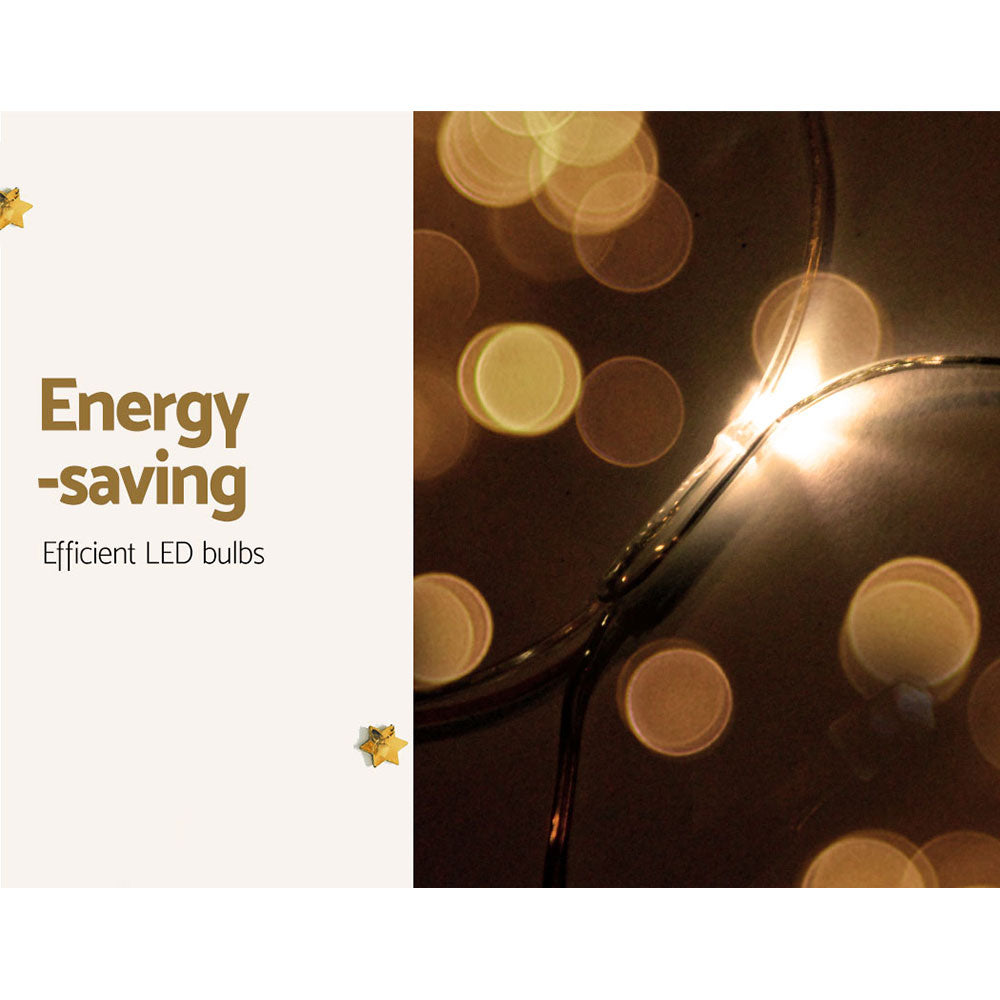 Jingle Jollys 1000 LED Net String Lights Warm White 4x6m