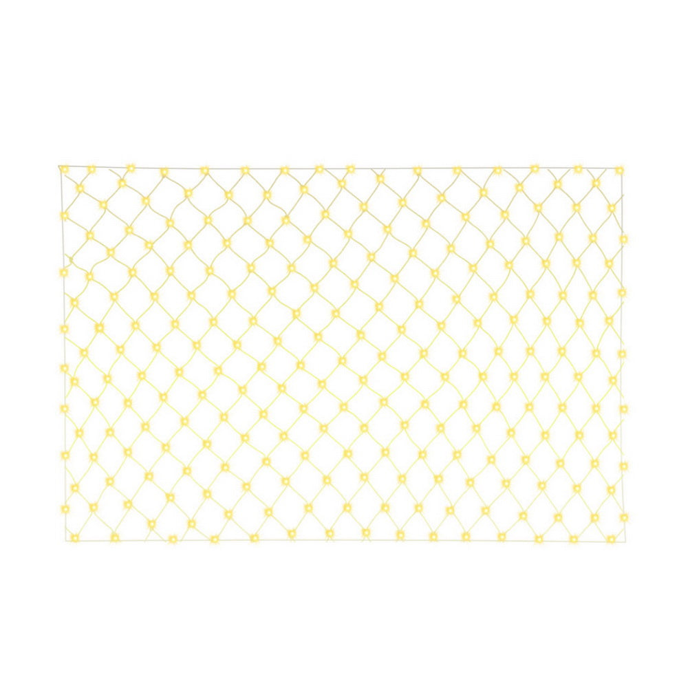 Jingle Jollys 3Mx2M Christmas Net Lights 504 LED Warm White