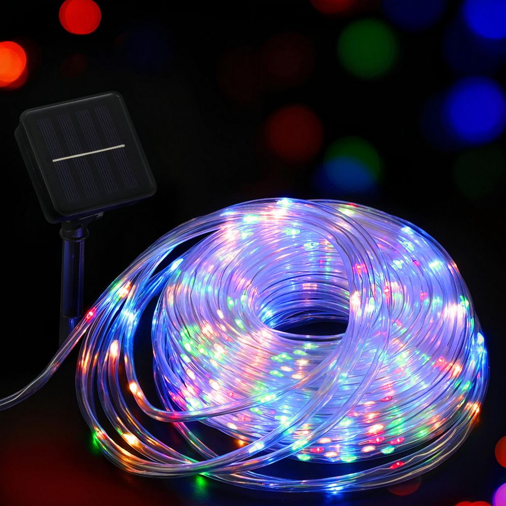 Jingle Jollys 30M Christmas Rope Lights 300 LED Colorful