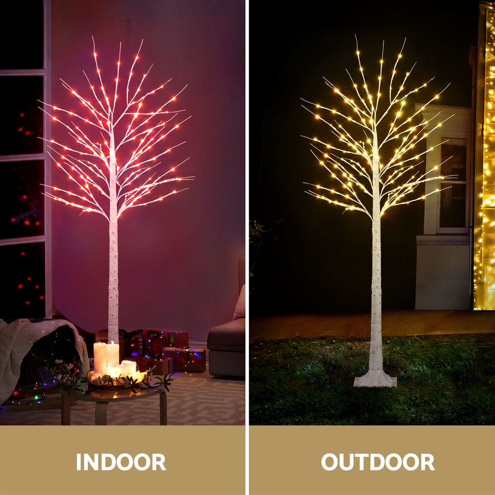 Jingle Jollys 1.7m Christmas Tree 120 RGB LED Lights