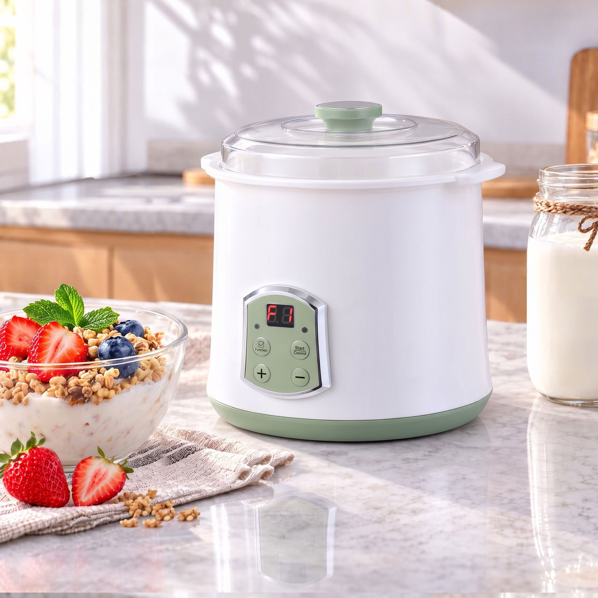 Devanti 2-in-1 Yoghurt Maker and Fermenter 2L