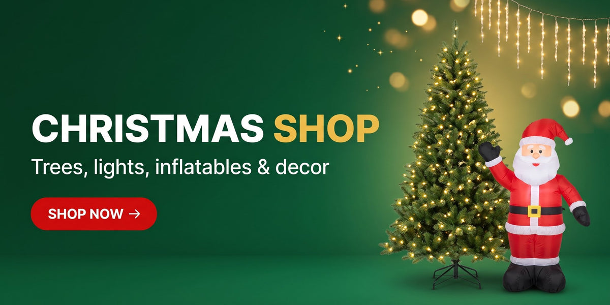 Christmas Shop: trees, lights, inflatables and decor. Shop now