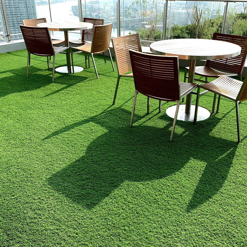 Anti-UV 1x20m Synthetic Turf Lawn, 17mm Pile, Primeturf