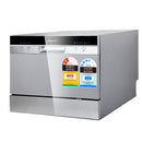 Devanti Benchtop Dishwasher 6 Place Bench Top Countertop Dishwasher Freestanding