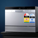 Devanti Benchtop Dishwasher 6 Place Bench Top Countertop Dishwasher Freestanding