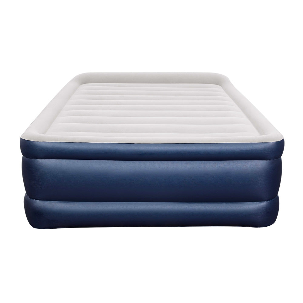Bestway Air Mattress Queen Inflatable Bed 61cm Airbed Blue