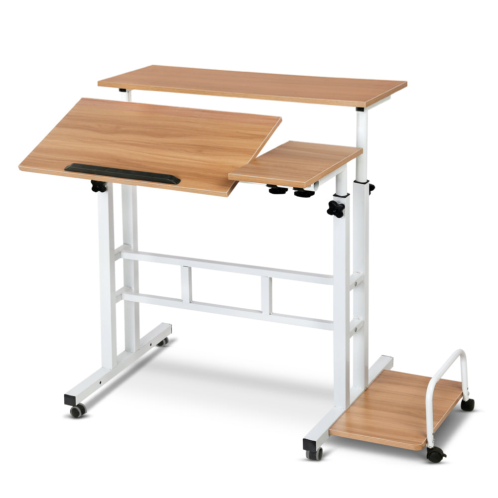 Laptop desk best sale with light