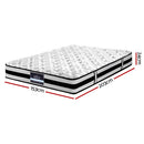 Giselle Bedding Rumba Tight Top Pocket Spring Mattress 24cm Thick Queen