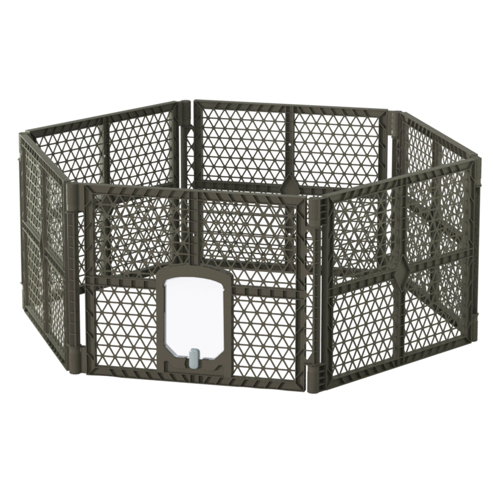 Dog pen clearance plastic