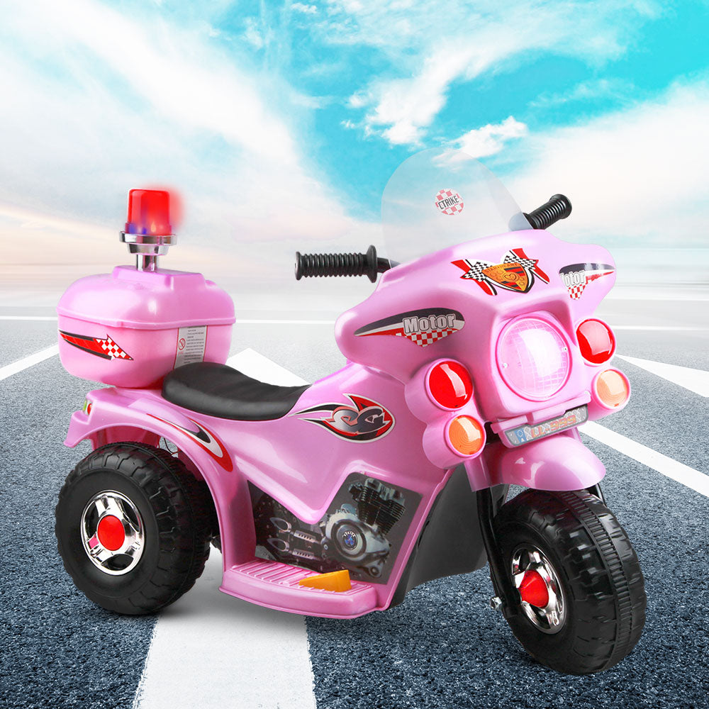 Pink battery operated motorcycle best sale