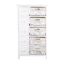 Artiss 5 Basket Storage Drawers - White
