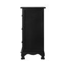 Artiss Bedside Table 3 Drawers Vintage - THYME Black