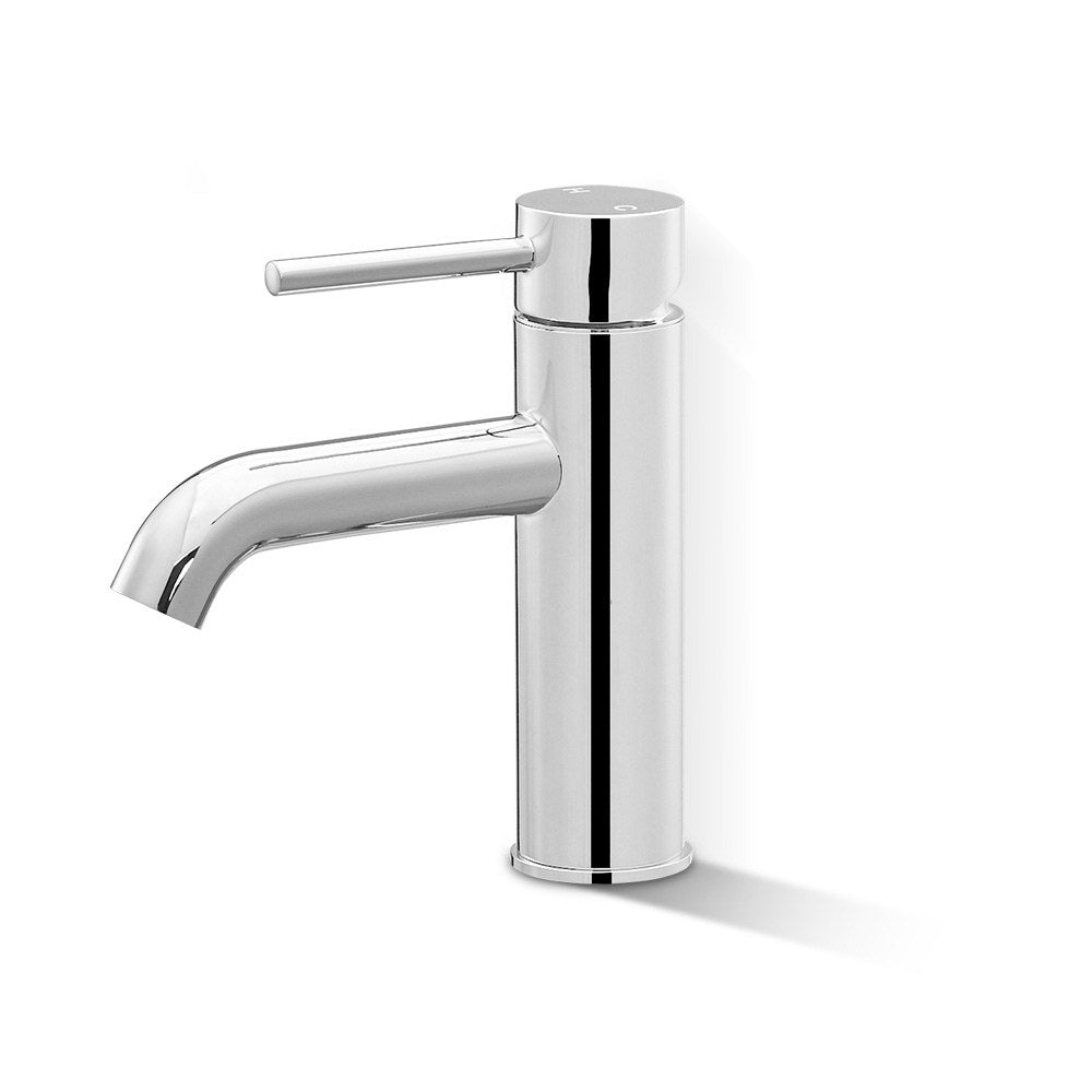 Cefito Bathroom Basin Mixer Tap Round Brass Faucet Vanity Laundry Chrome