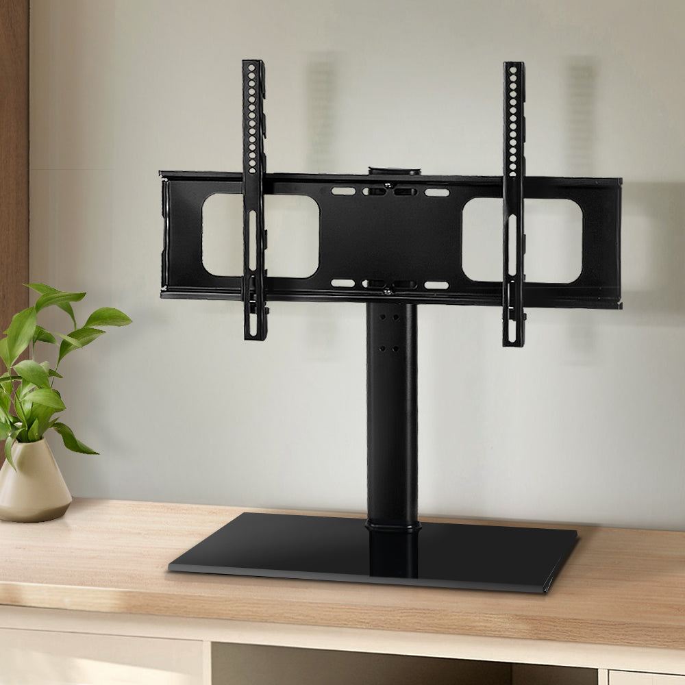 Swivel Tabletop TV Stand 32"-55" with Glass Base – Artiss