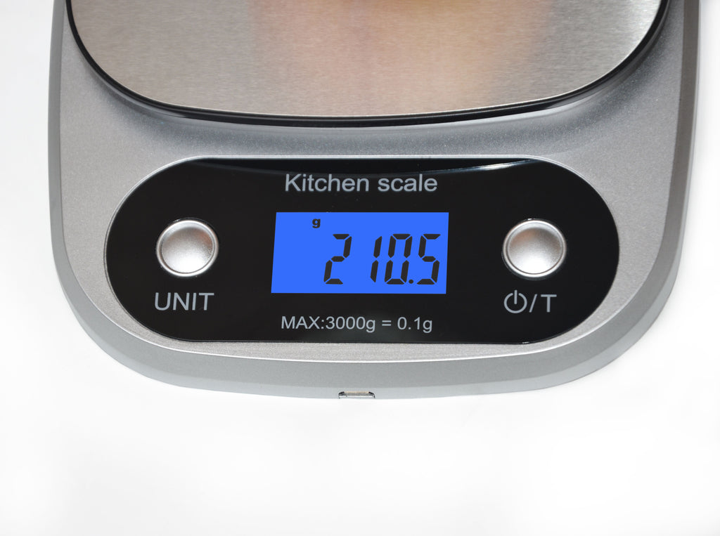 Blue Tooth Kitchen Scales that count calories from Stellar