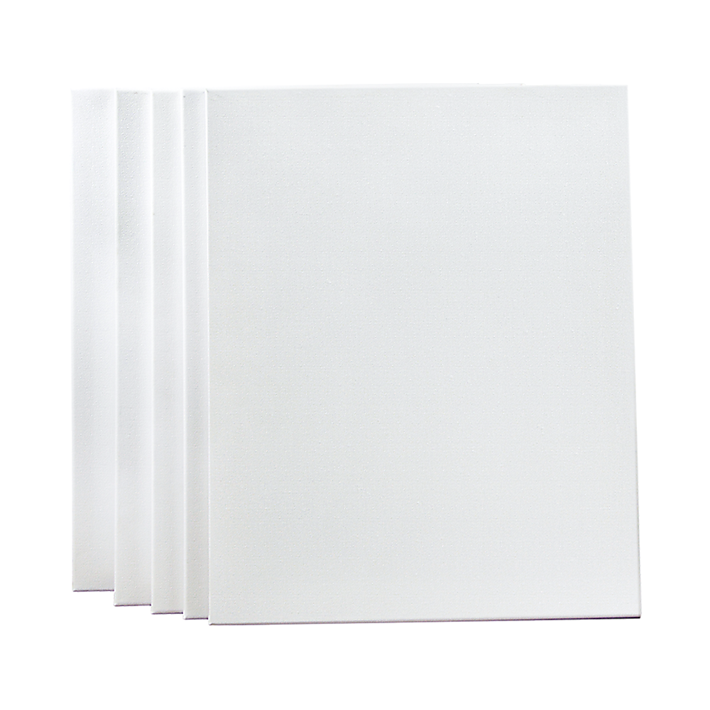 5 pack of 50x60cm Artist Blank Stretched Canvas Canvases Art Large Whi