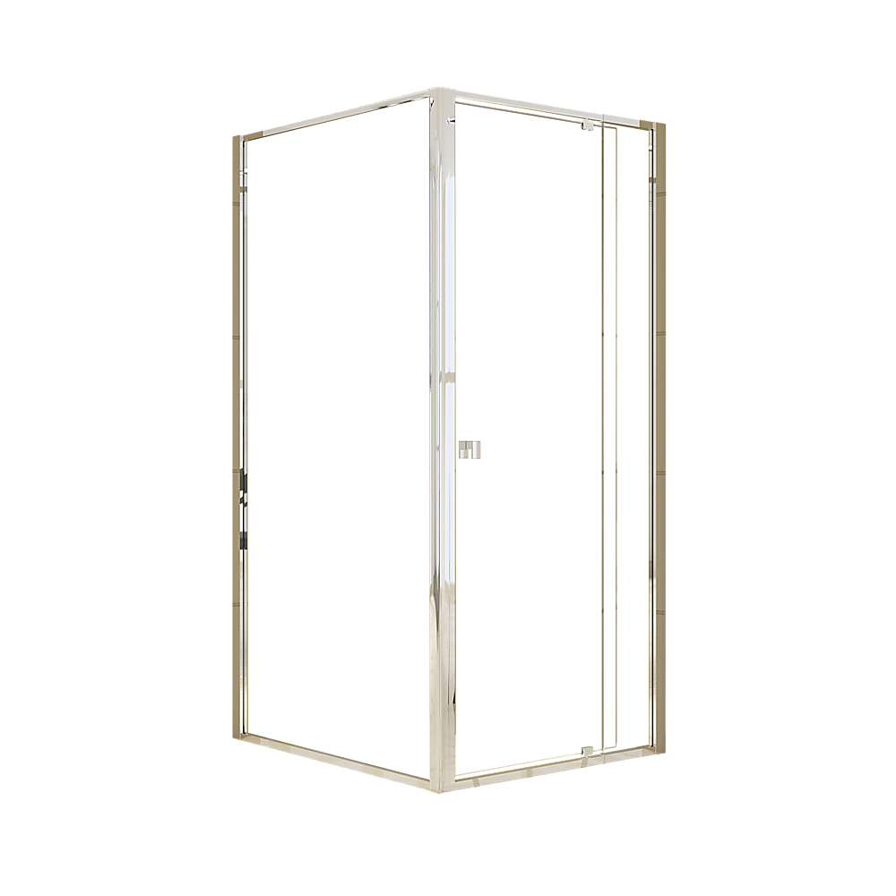 Semi Frameless Shower Screen 82 90 x 195cm & 98 101 x 195cm Side AS/NZS Glass