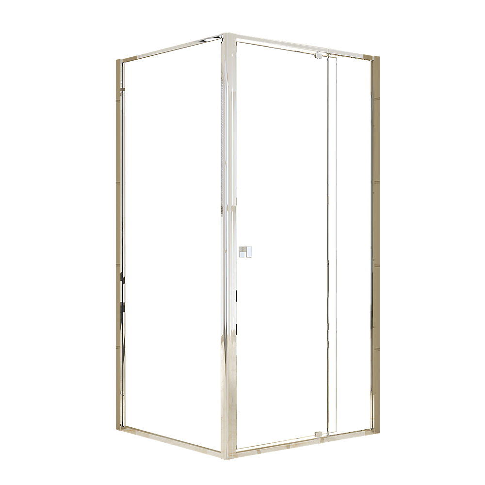 Semi Frameless Shower Screen 98 106 x 195cm & 89 92 x 195cm Side AS/NZS Glass