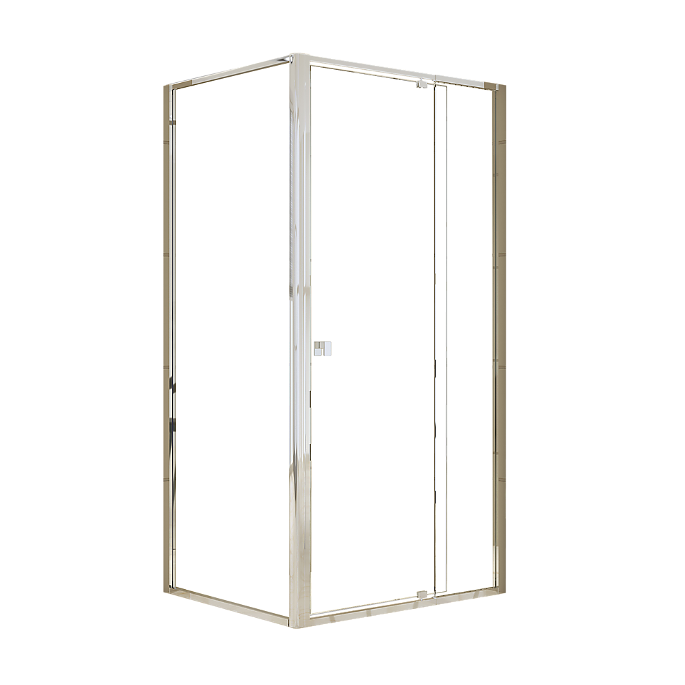 Semi Frameless Shower Screen 98 106 x 195cm & 77 80 x 195cm Side AS/NZS Glass