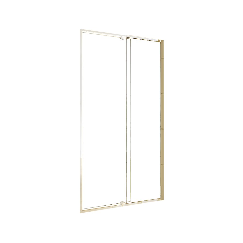 Adjustable Semi Frameless Shower Screen 114 122 x 195cm Australian Safety Glass