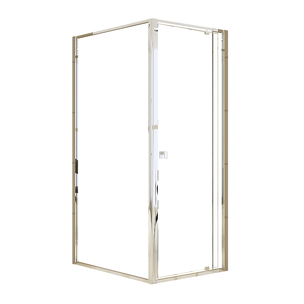 Semi Frameless Shower Screen 74 82 x 195cm & 98 101 x 195cm Side AS/NZS Glass
