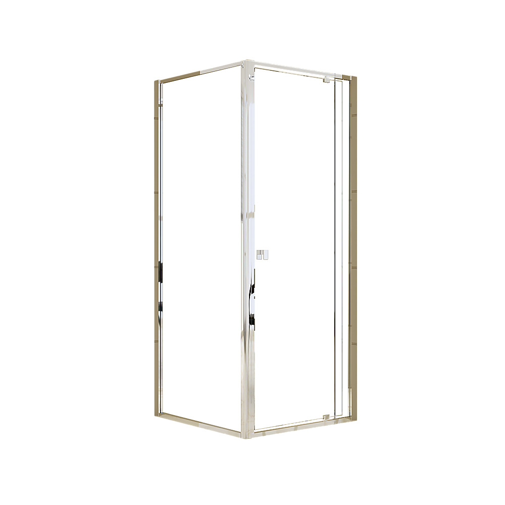 Semi Frameless Shower Screen 74 82 x 195cm & 77 80 x 195cm Side AS/NZS Glass
