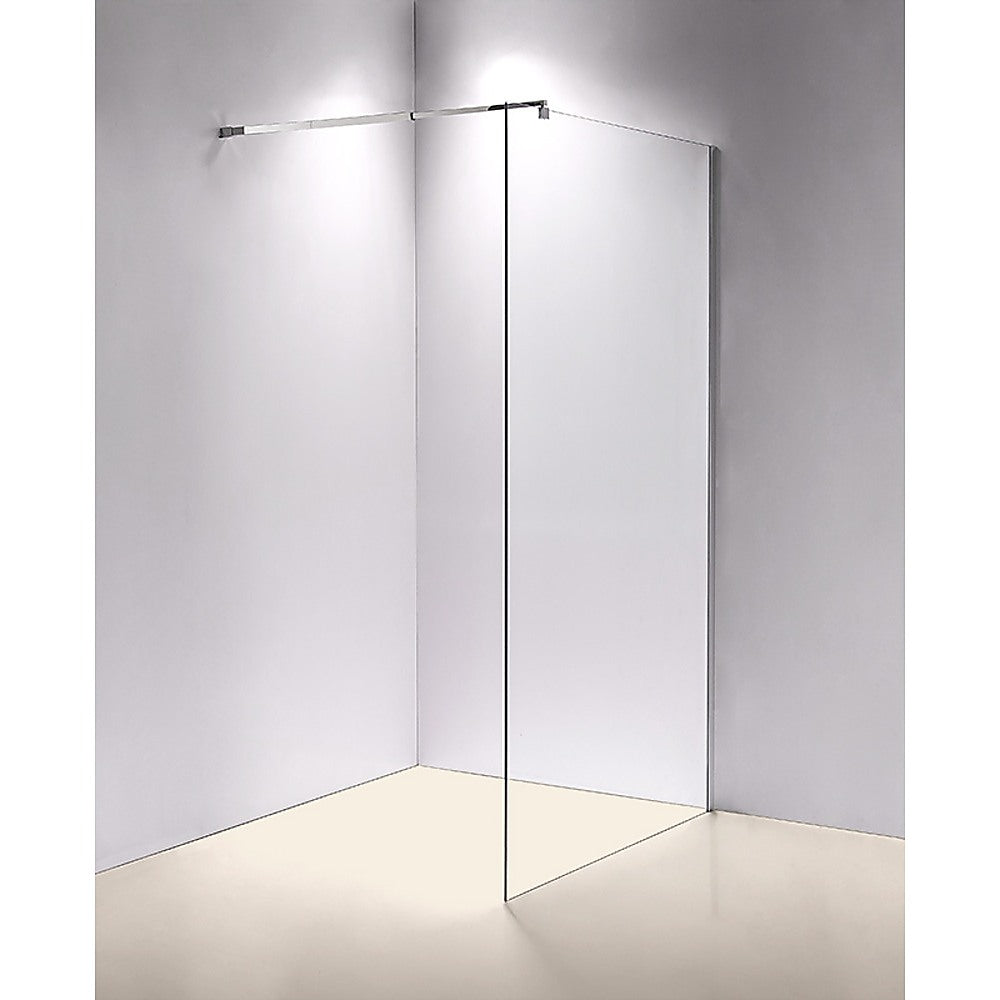 1200 x 2100mm Frameless 10mm Safety Glass Shower Screen