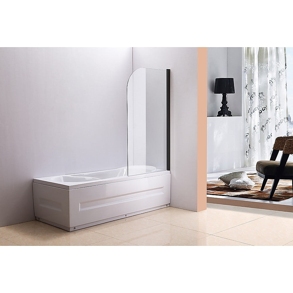 180 Degree Pivot Door 6mm Safety Glass Bath Shower Screen 900x1400mm By Della Francesca