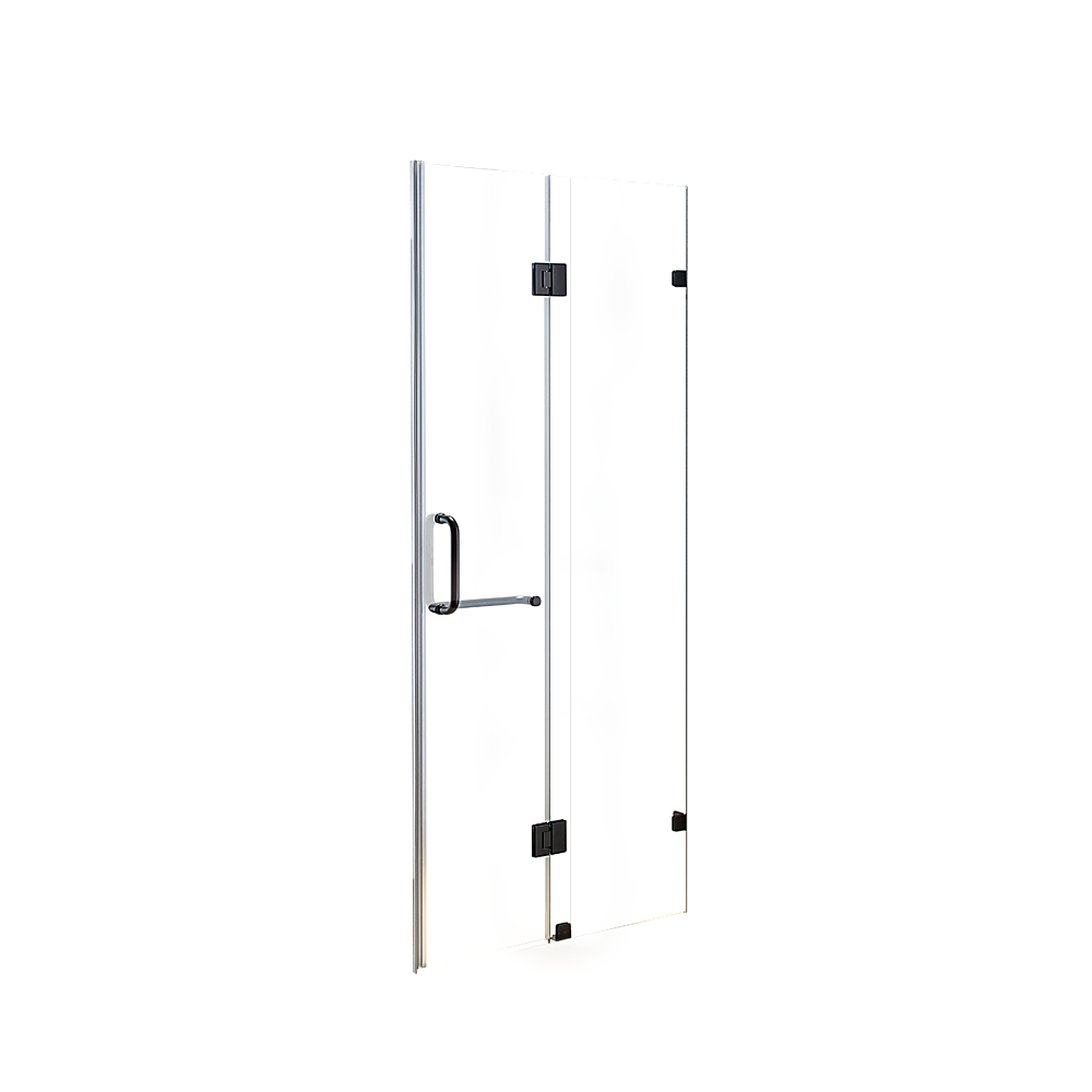 120 x 200cm Wall to Wall Frameless Shower Screen 10mm Glass By Della Francesca