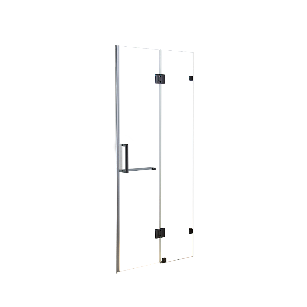 110 x 200cm Wall to Wall Frameless Shower Screen 10mm Glass By Della Francesca