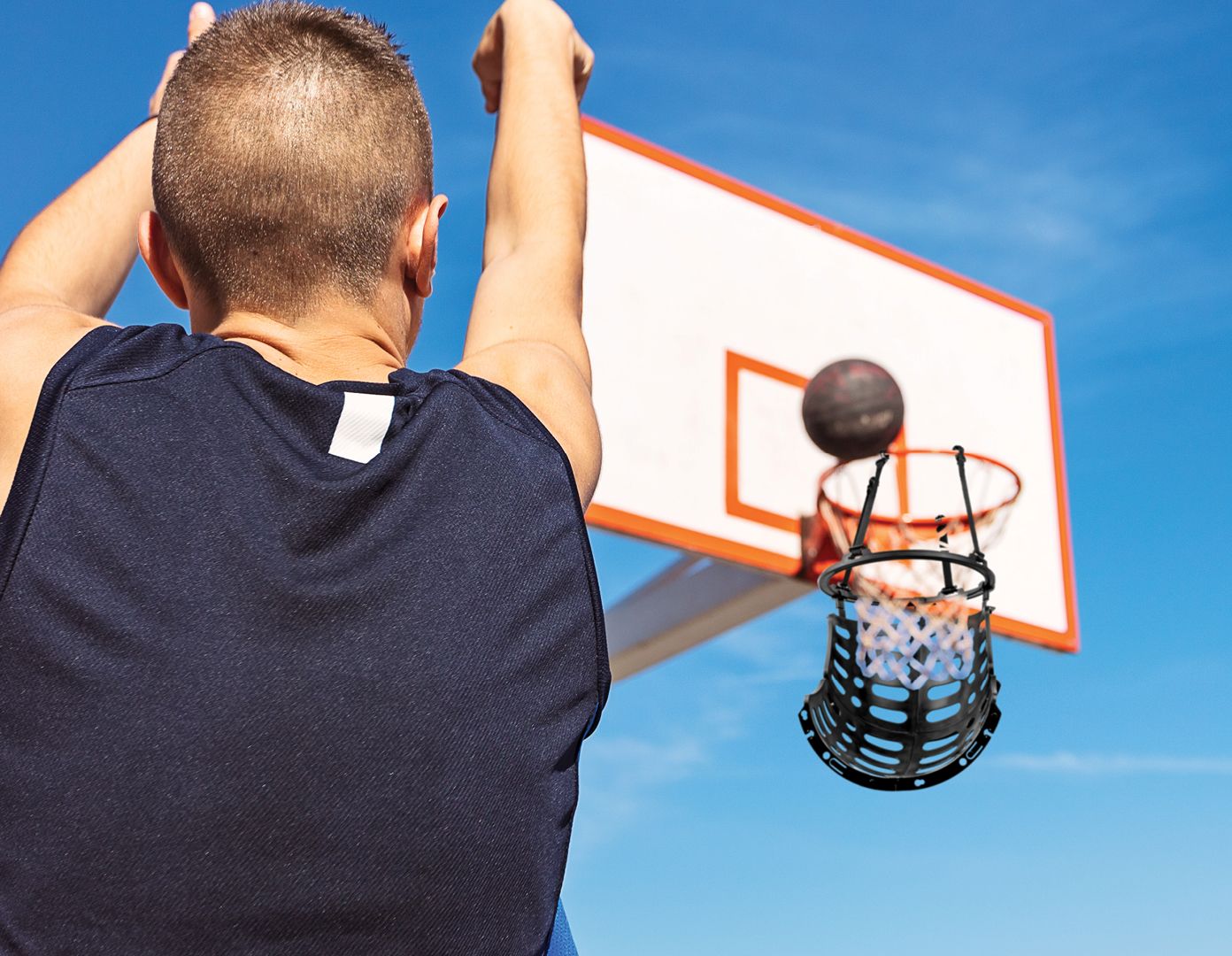 Basketball Return Net - Ball Returner Basketball Rebounder