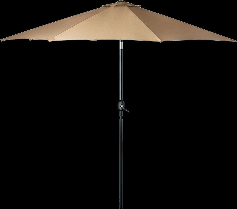 9FT Patio Umbrella Outdoor Garden Table Umbrella with 8 Sturdy Ribs