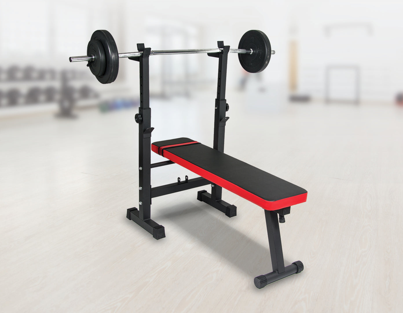 Folding Flat Weight Lifting Bench Body Workout Exercise Machine Home Fitness