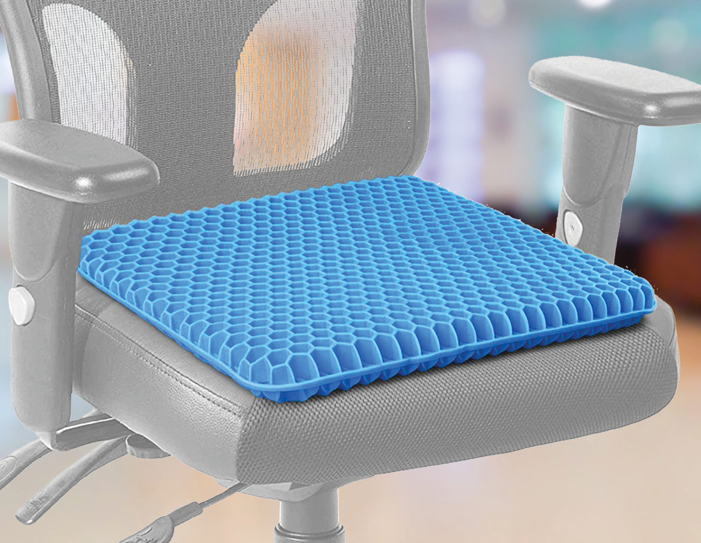 Gel Chair Seat Cushion For Lower Back Pain Pressure Relief Wheelchair Car Office